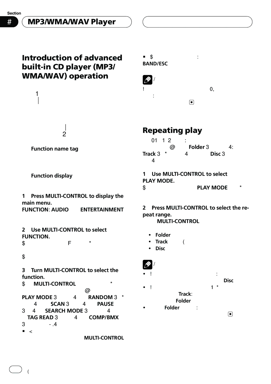 Pioneer DEH-P8650MP operation manual 