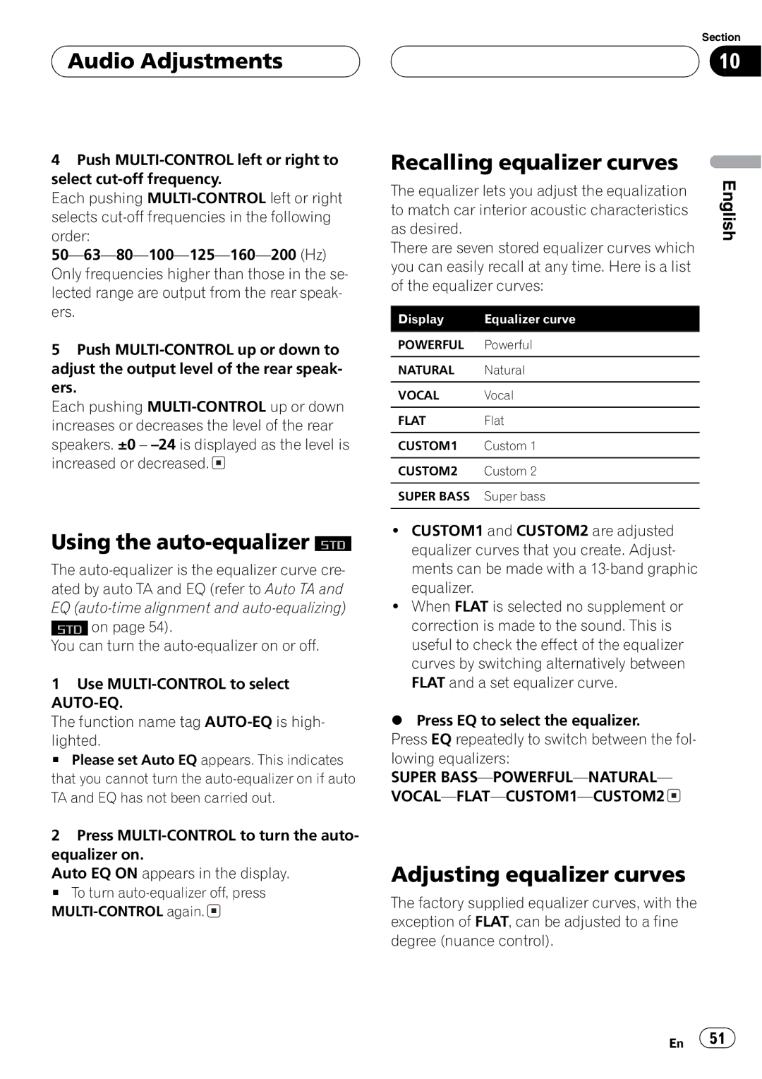 Pioneer DEH-P8650MP operation manual 