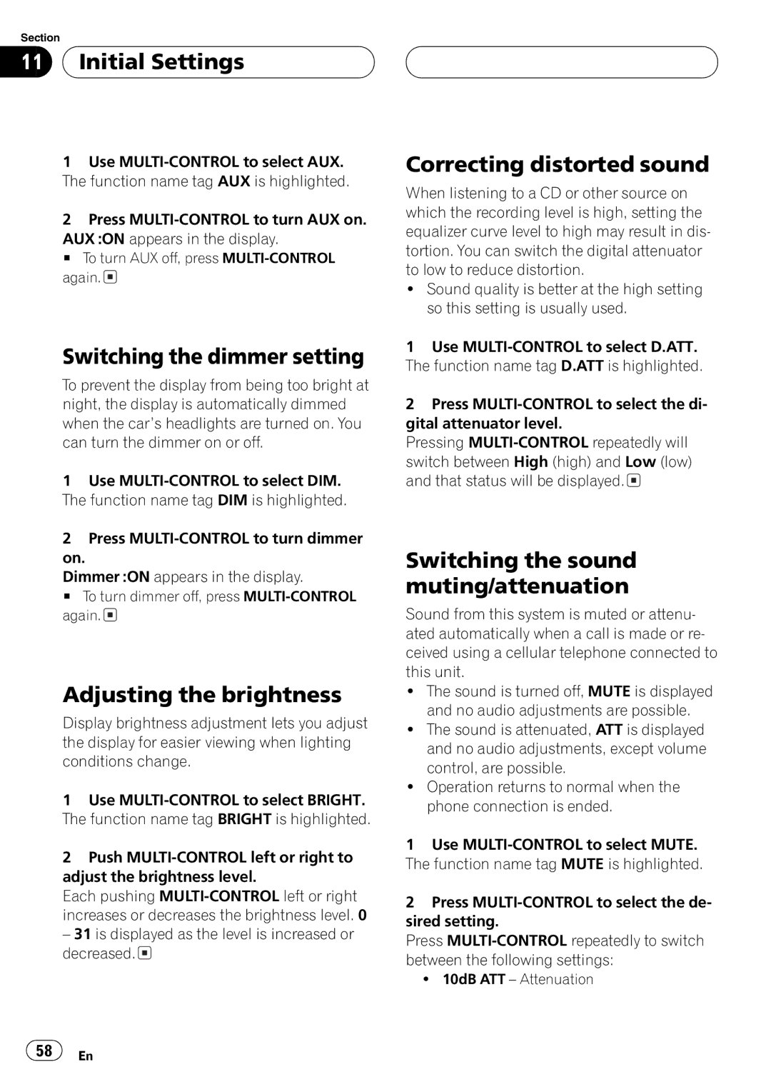 Pioneer DEH-P8650MP operation manual 