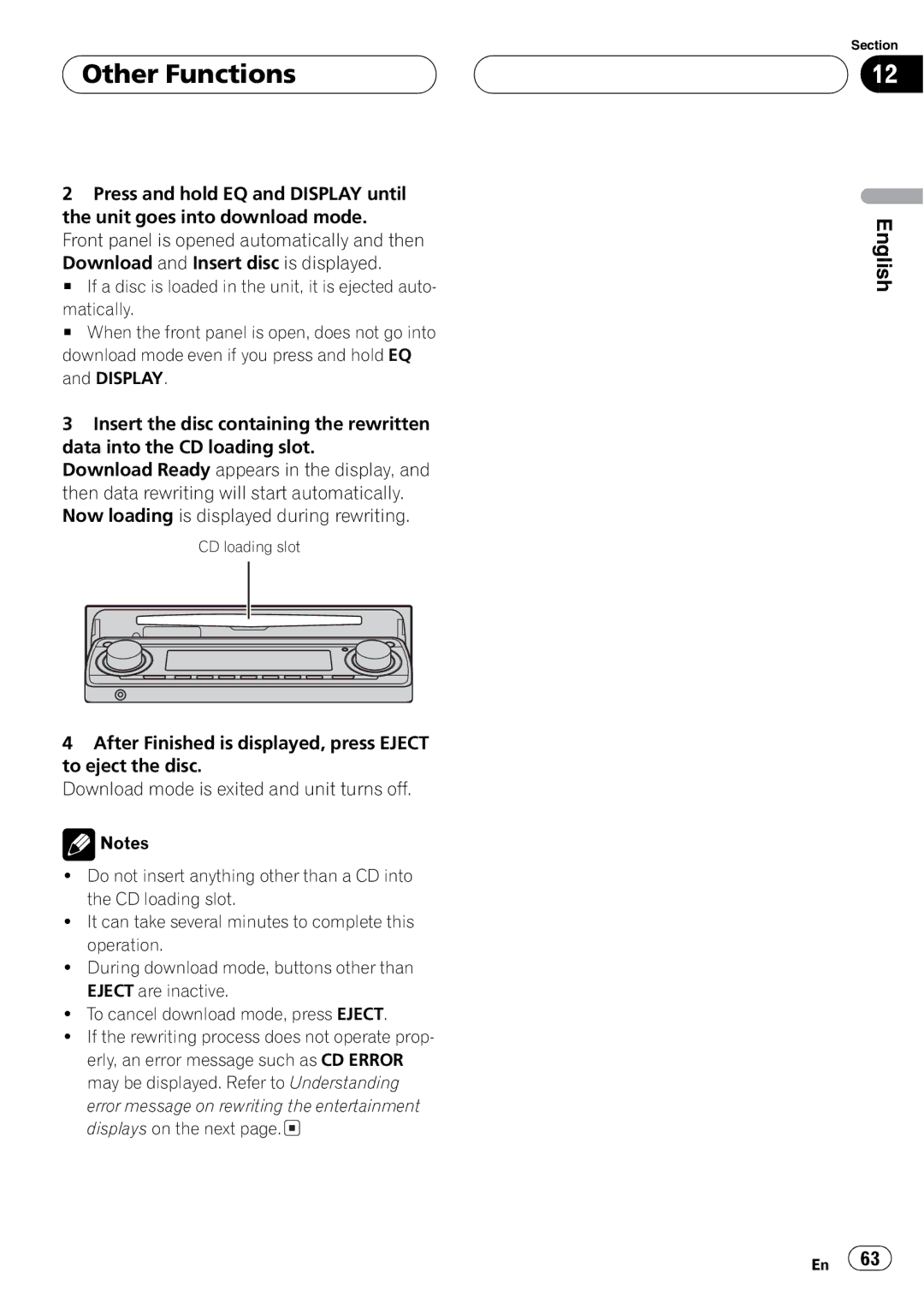 Pioneer DEH-P8650MP operation manual 