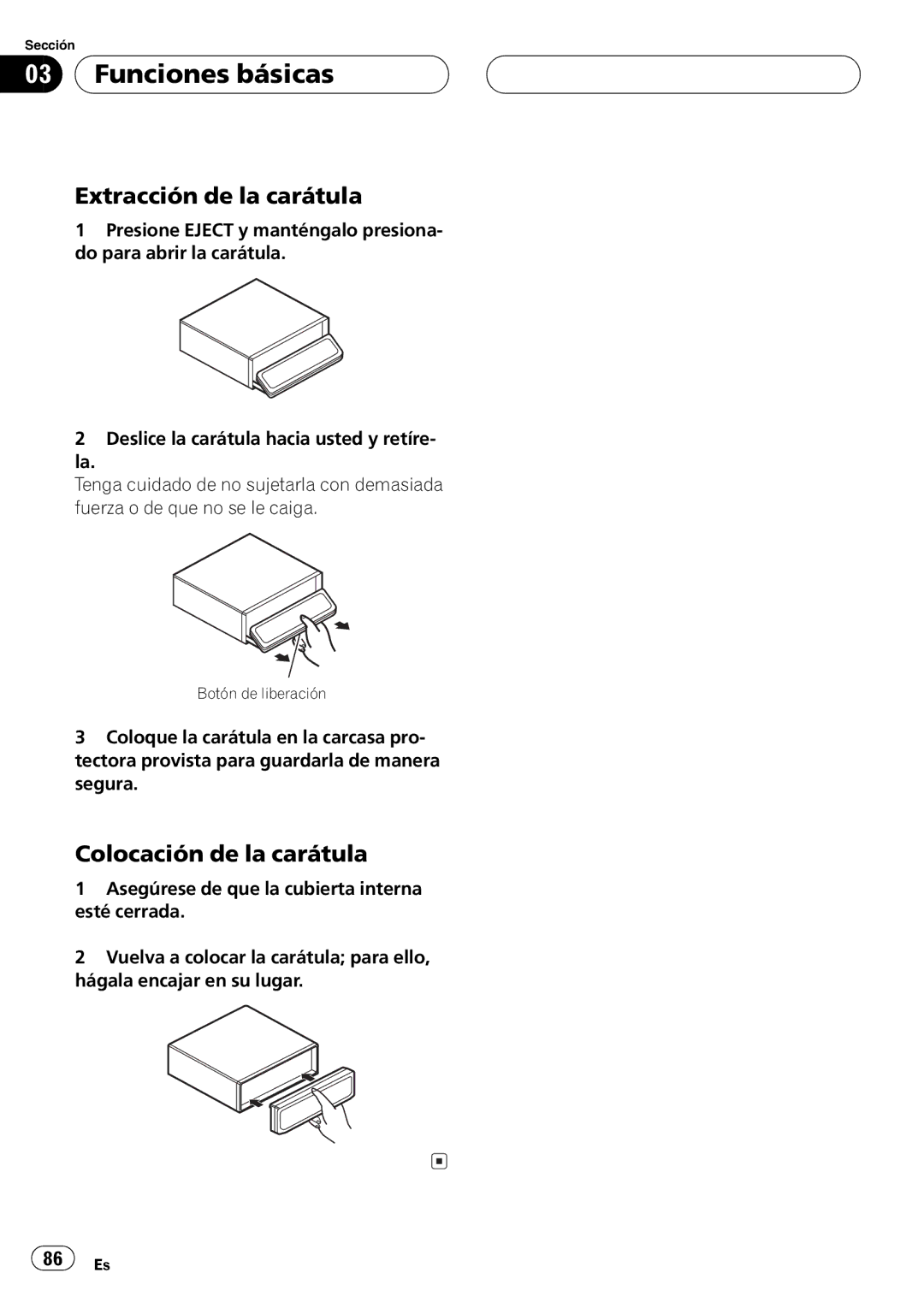 Pioneer DEH-P8650MP operation manual + + 