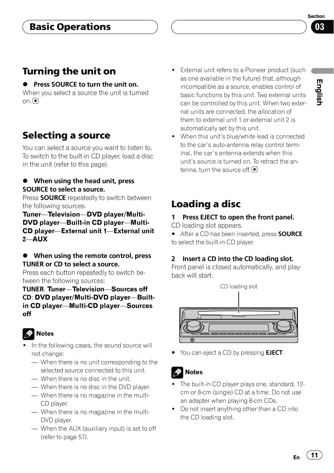 Pioneer DEH-P8650MP operation manual 