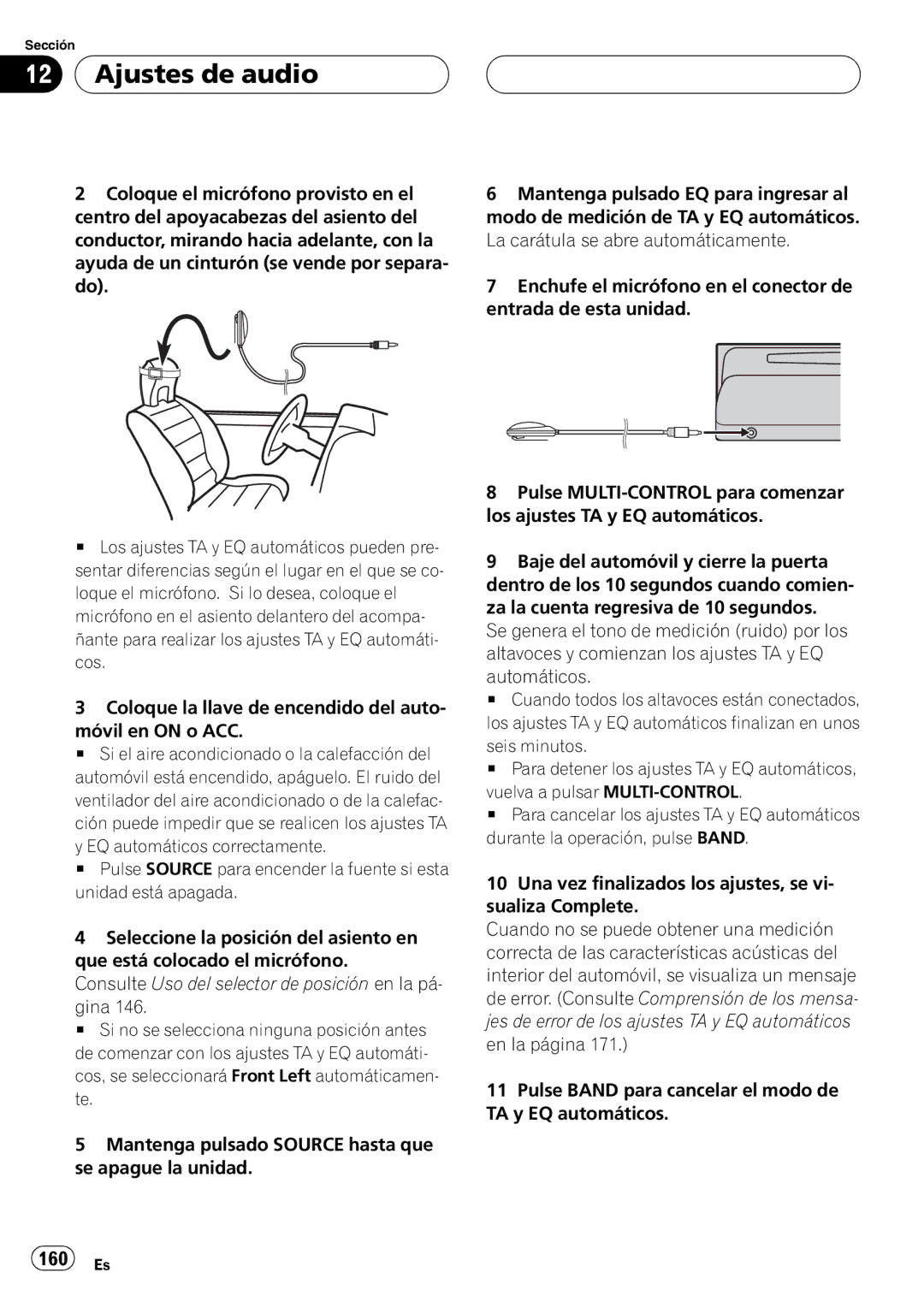 Pioneer DEH-P88RS operation manual 160 Es 