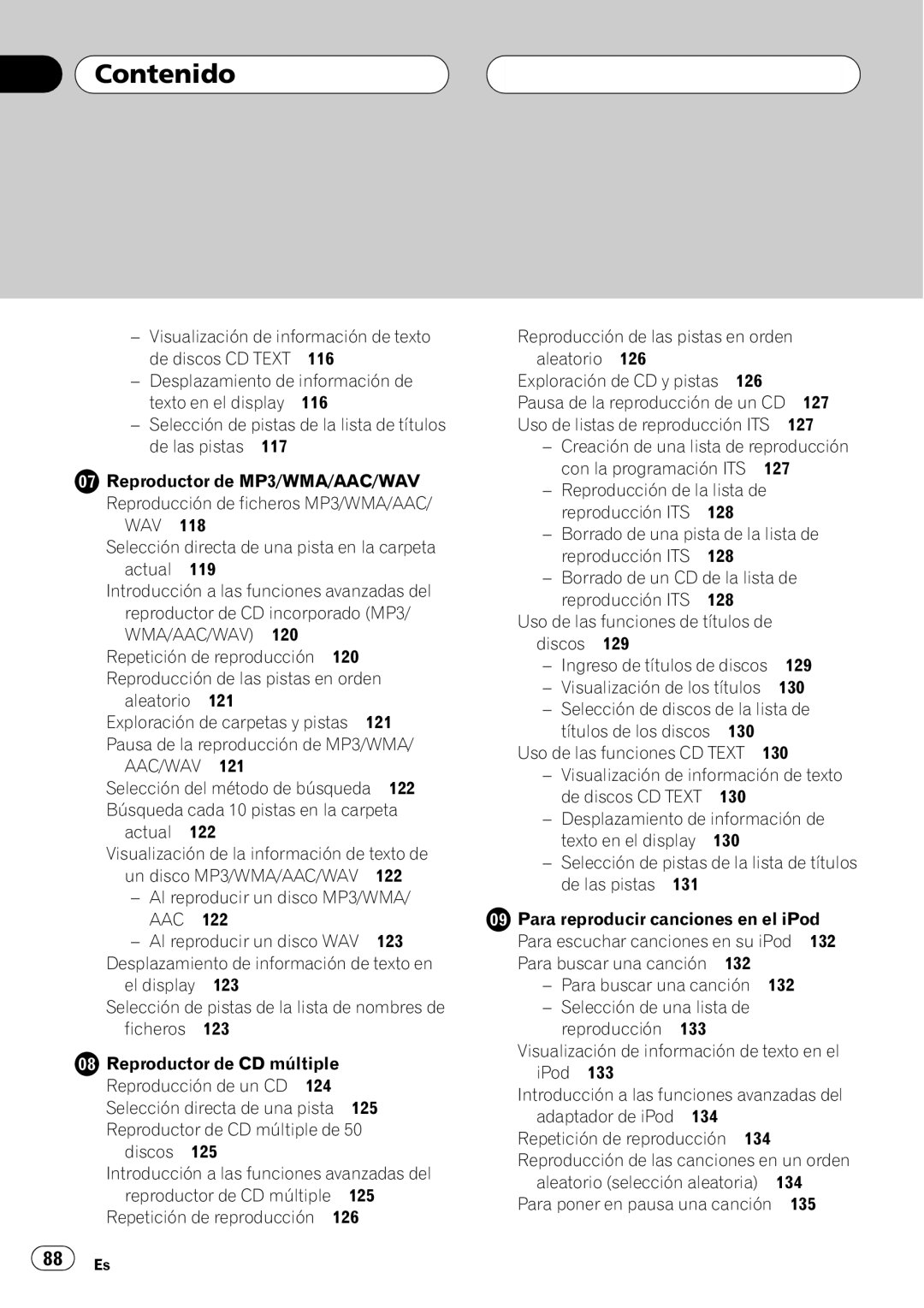 Pioneer DEH-P88RS operation manual Aac/Wav 