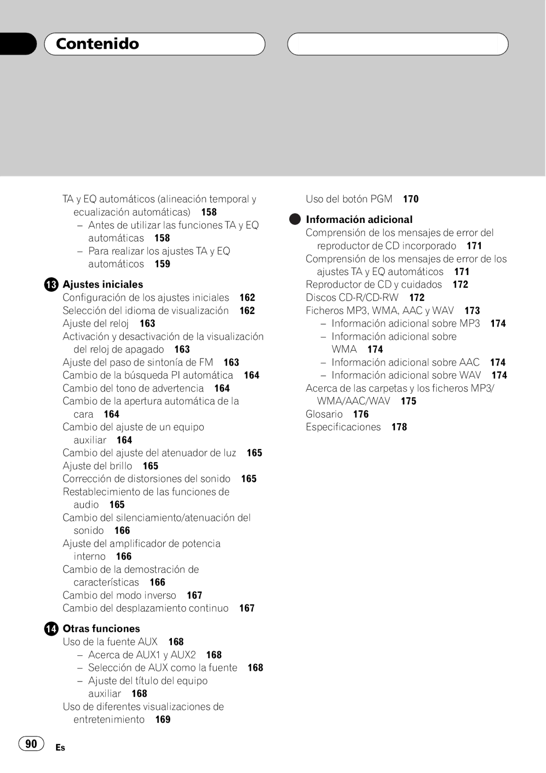 Pioneer DEH-P88RS operation manual 162 