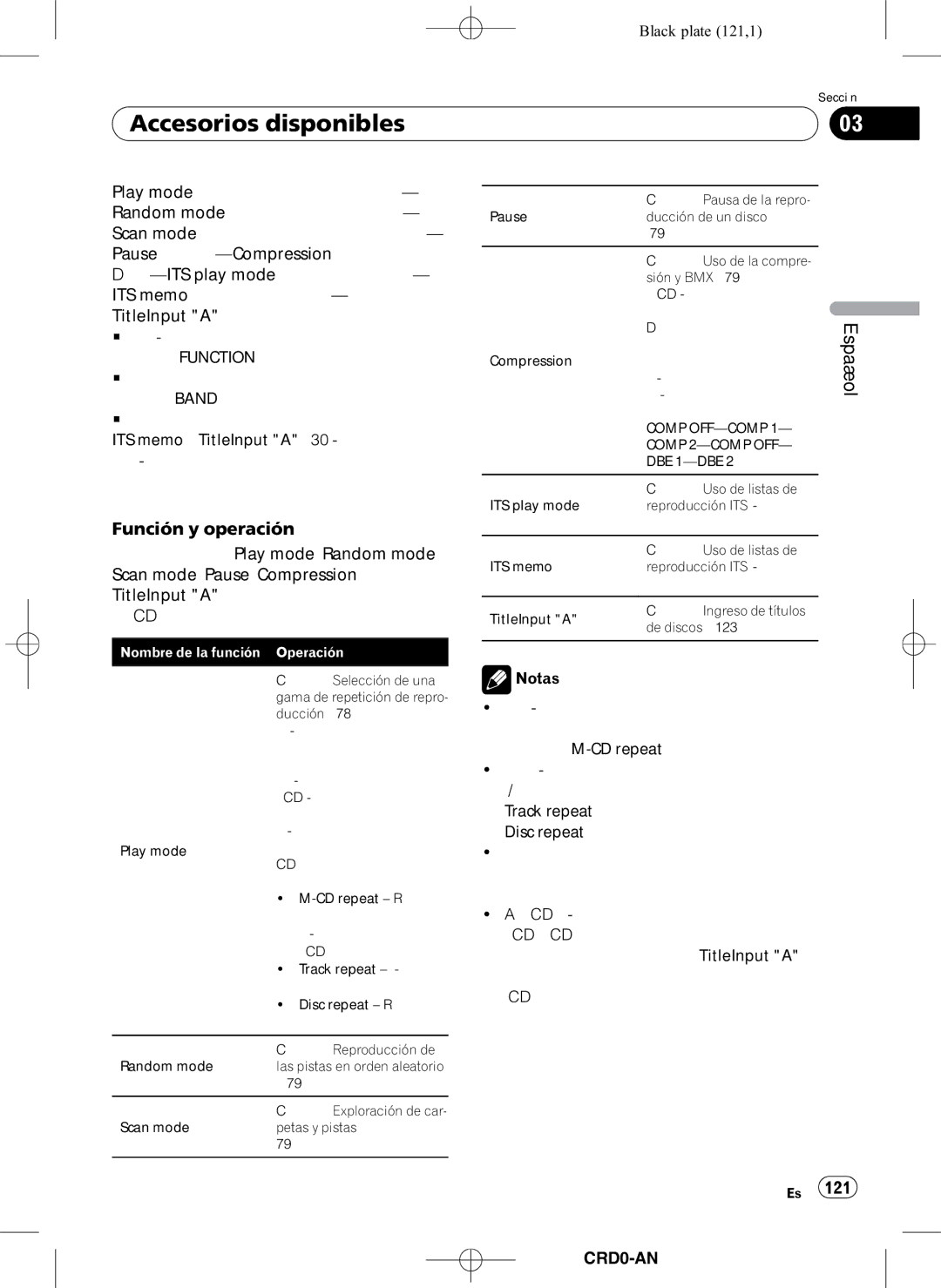 Pioneer DEH-P8950BT operation manual CRD4206-A/N121, Comp OFF-COMP Comp 2-COMP OFF DBE 1-DBE 