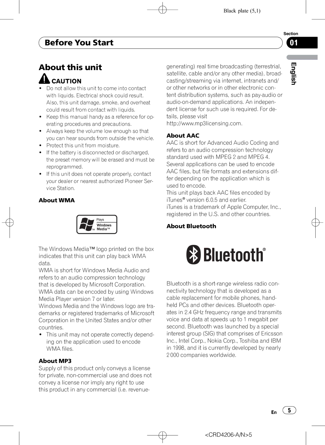 Pioneer DEH-P8950BT operation manual Before You Start, About this unit 