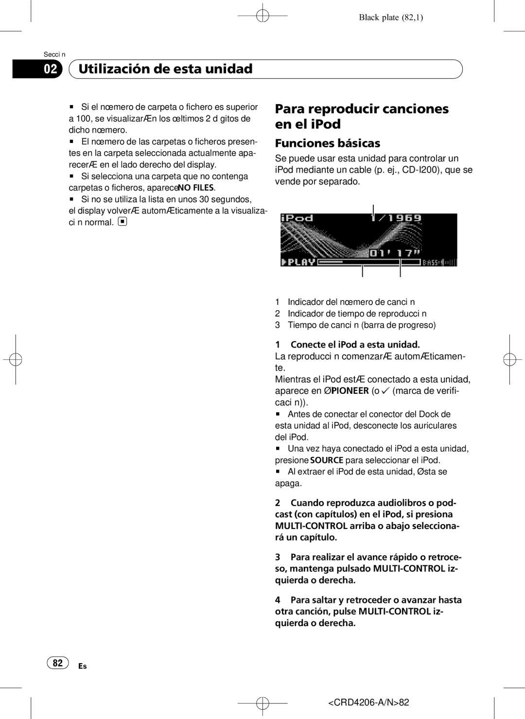 Pioneer DEH-P8950BT operation manual Para reproducir canciones, En el iPod 