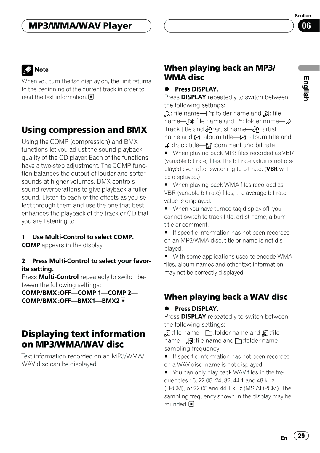 Pioneer DEH-P8MP operation manual 