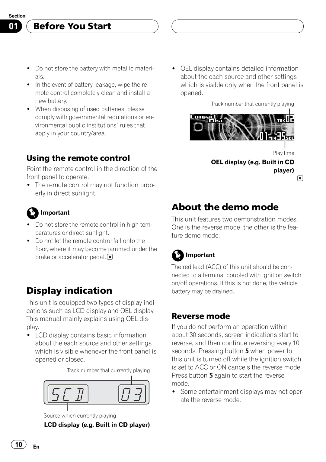 Pioneer DEH-P9600MP operation manual 