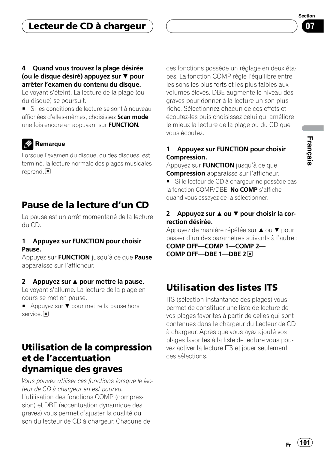 Pioneer DEH-P9600MP operation manual 