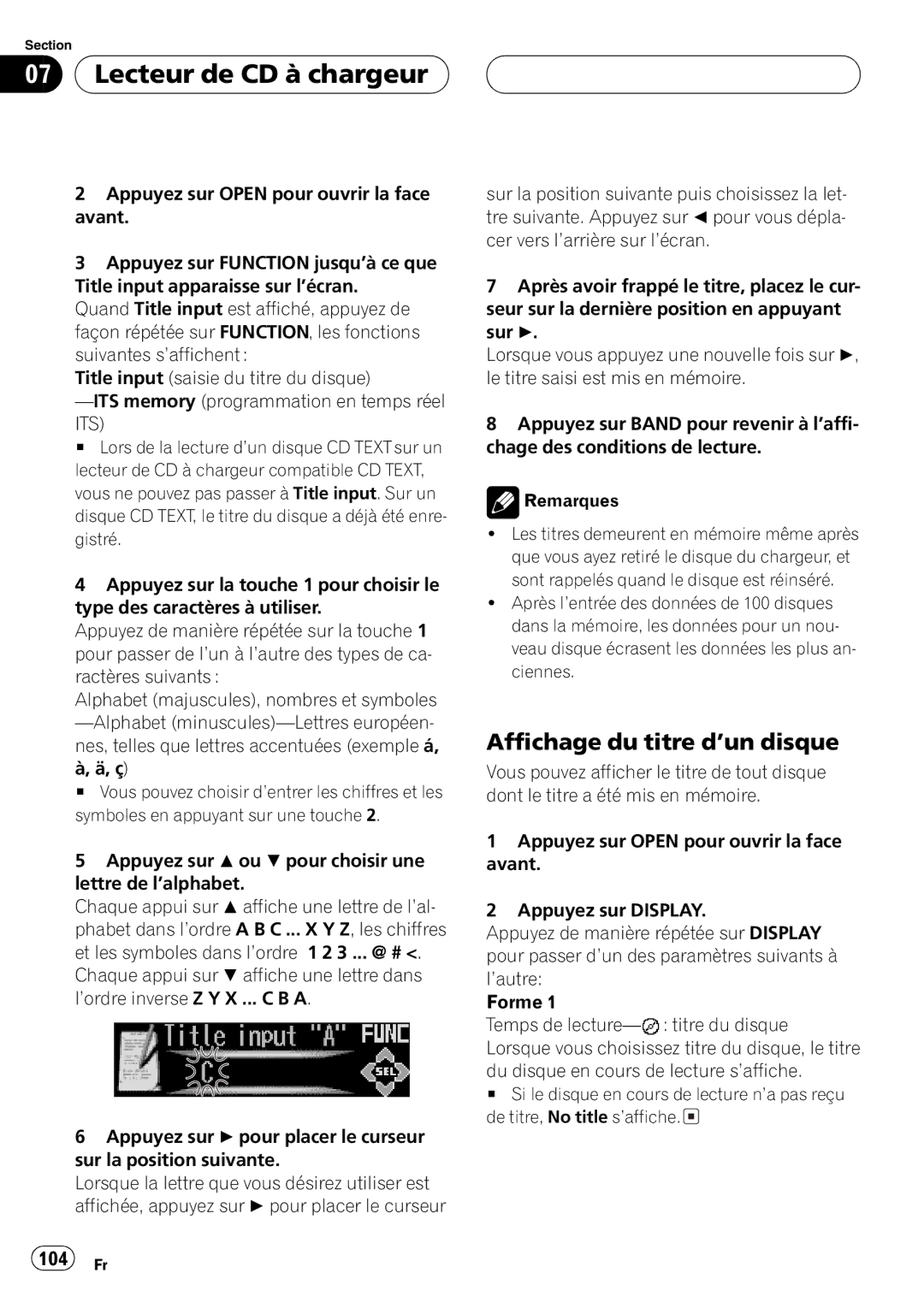 Pioneer DEH-P9600MP operation manual 