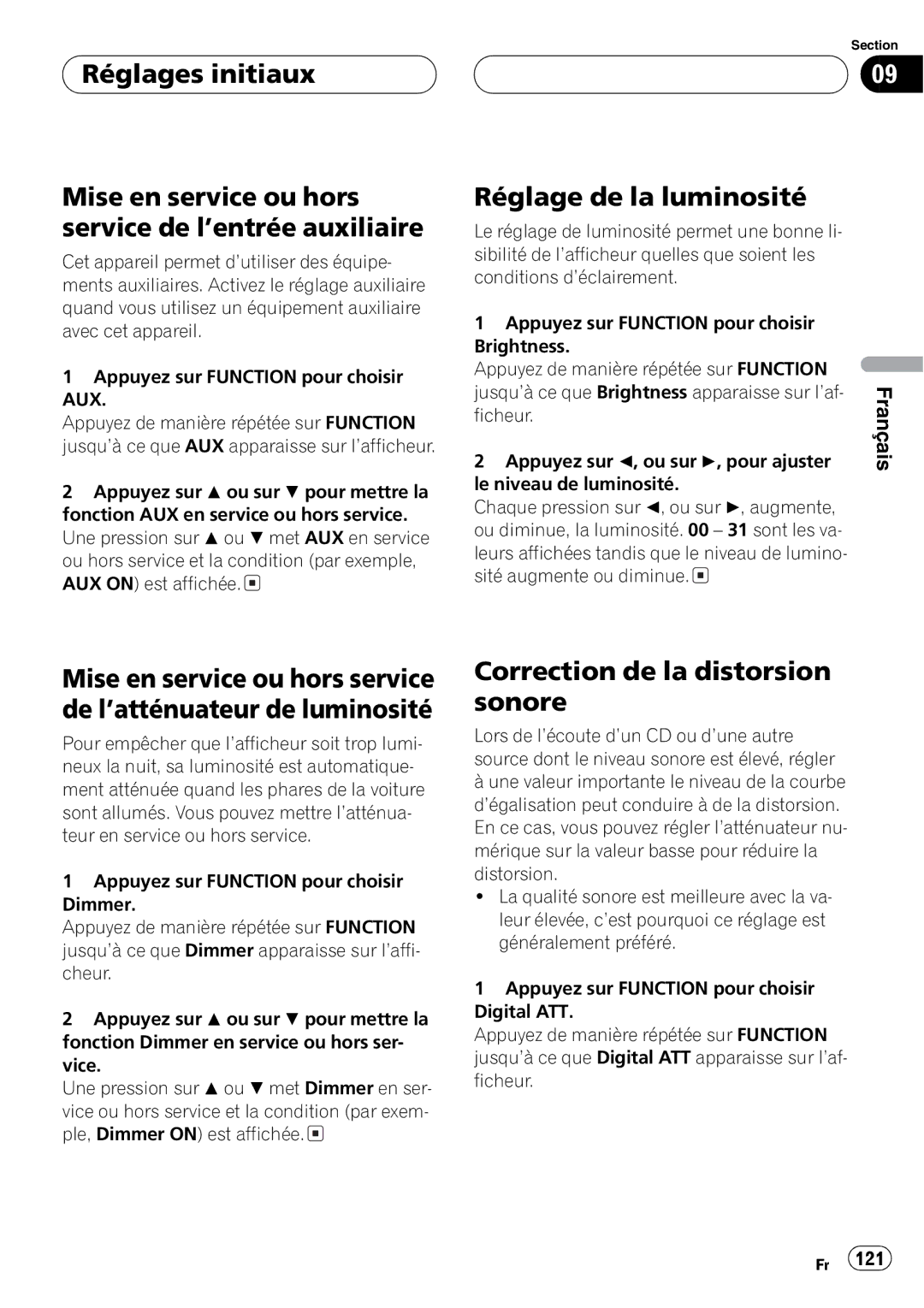 Pioneer DEH-P9600MP operation manual 