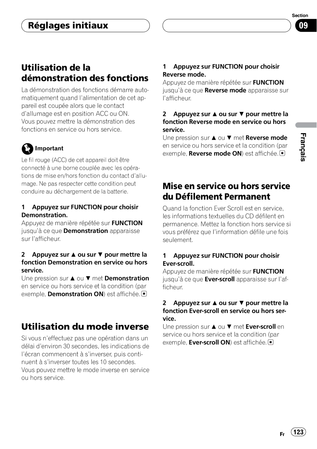 Pioneer DEH-P9600MP operation manual 