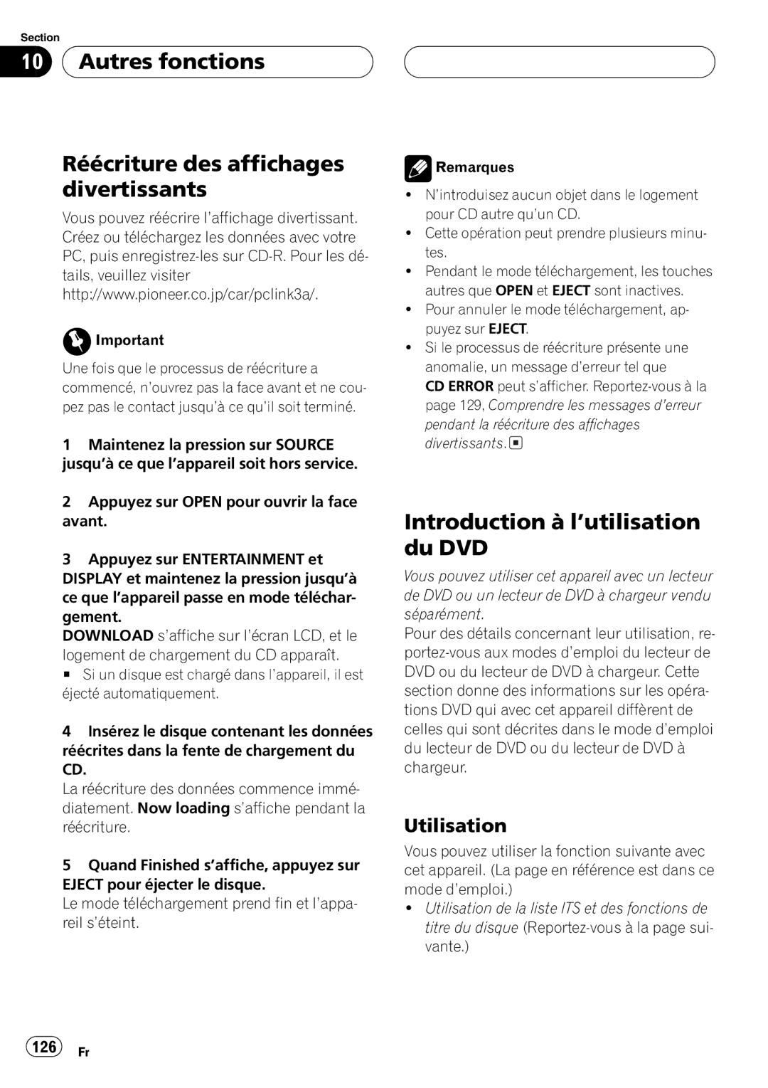 Pioneer DEH-P9600MP operation manual 