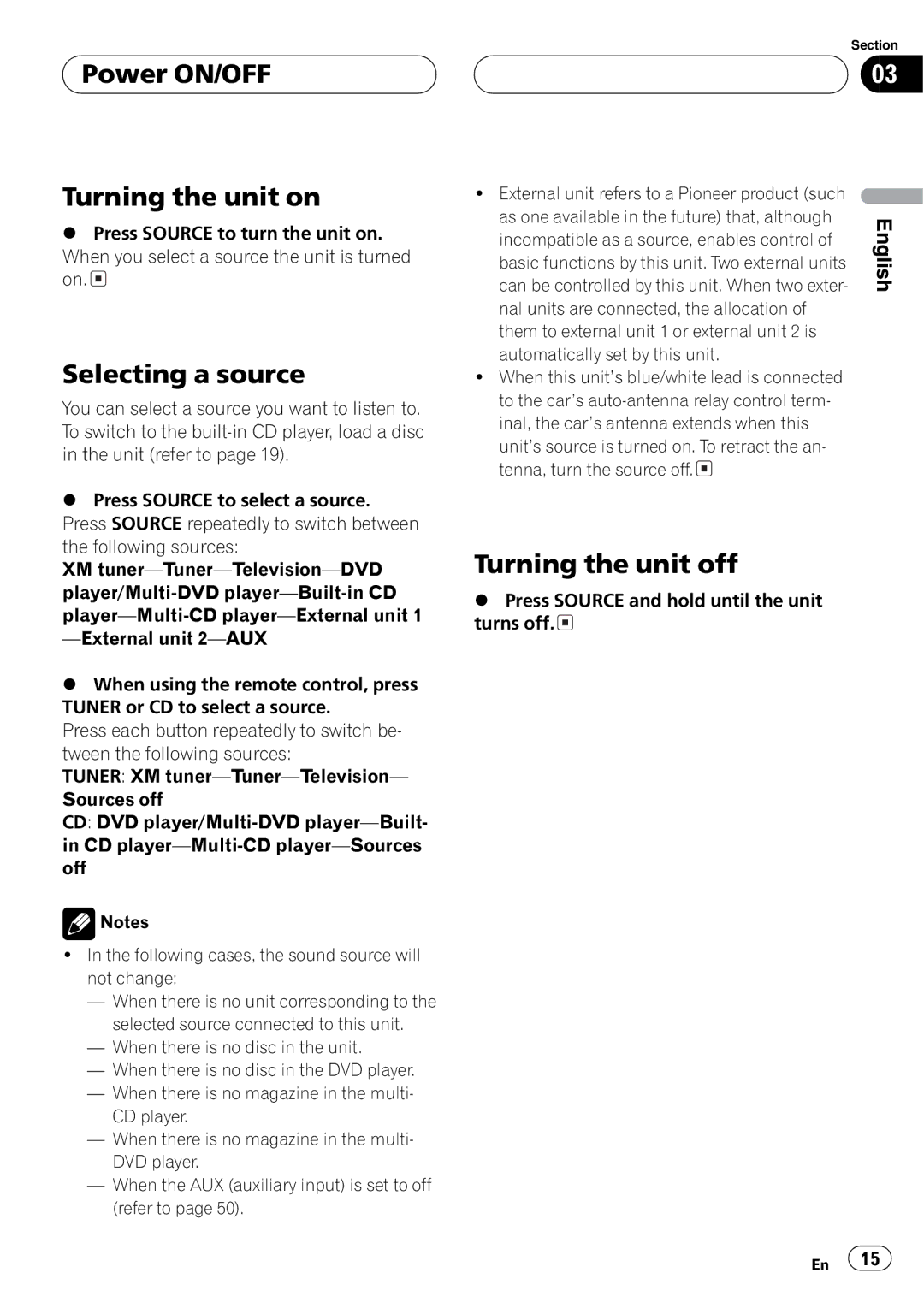 Pioneer DEH-P9600MP operation manual 