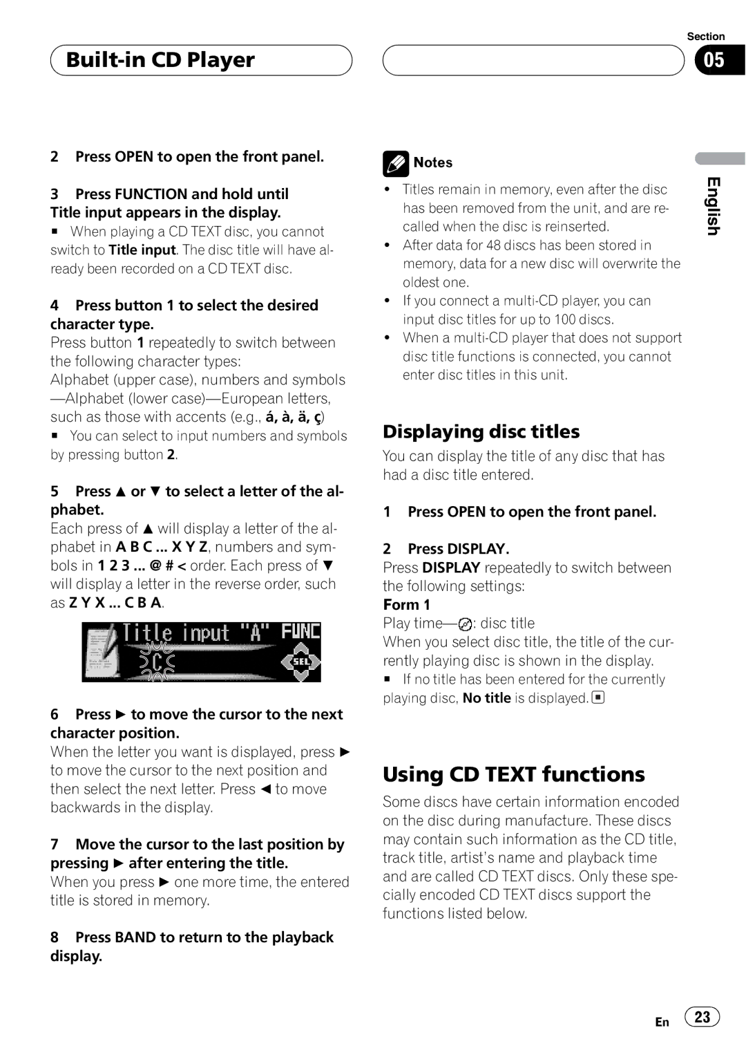 Pioneer DEH-P9600MP operation manual 