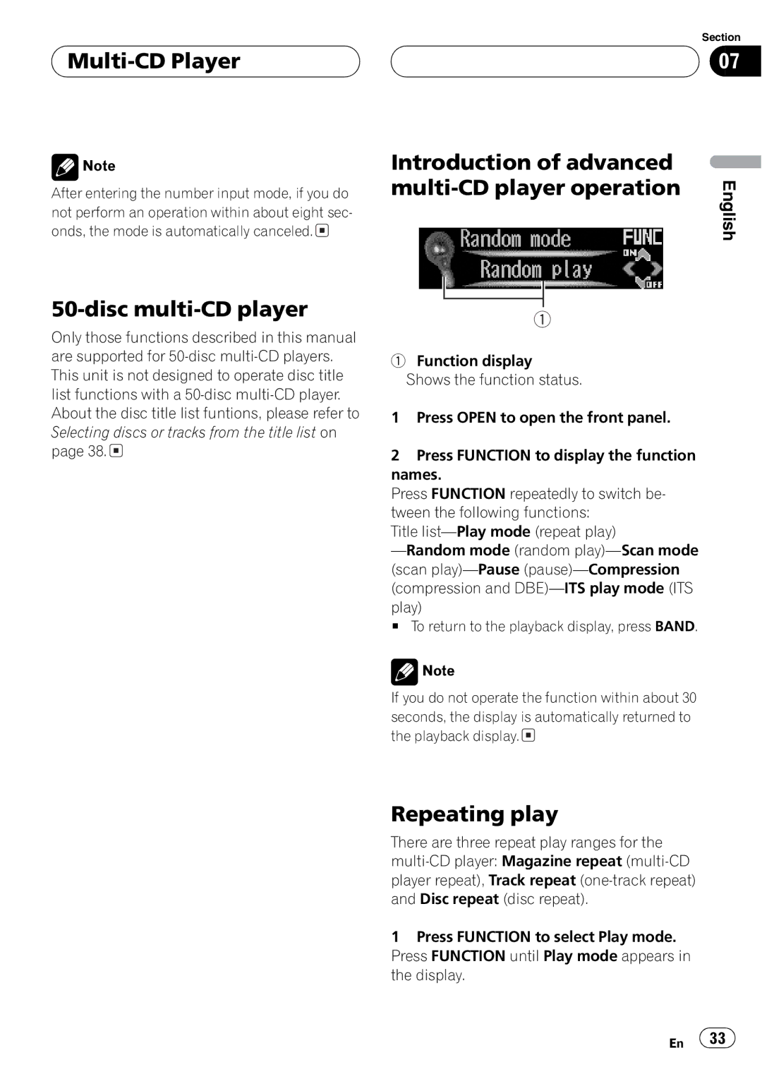 Pioneer DEH-P9600MP operation manual 