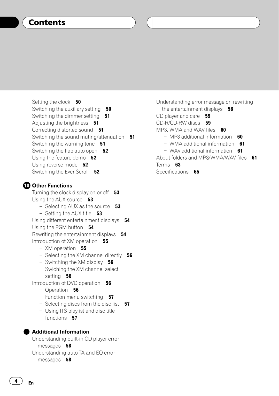 Pioneer DEH-P9600MP operation manual 