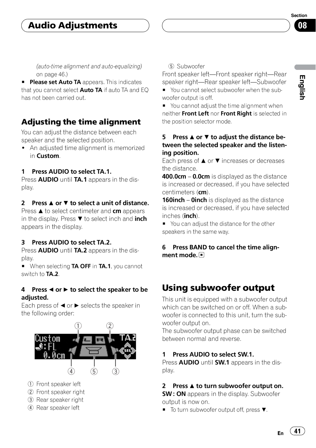 Pioneer DEH-P9600MP operation manual 