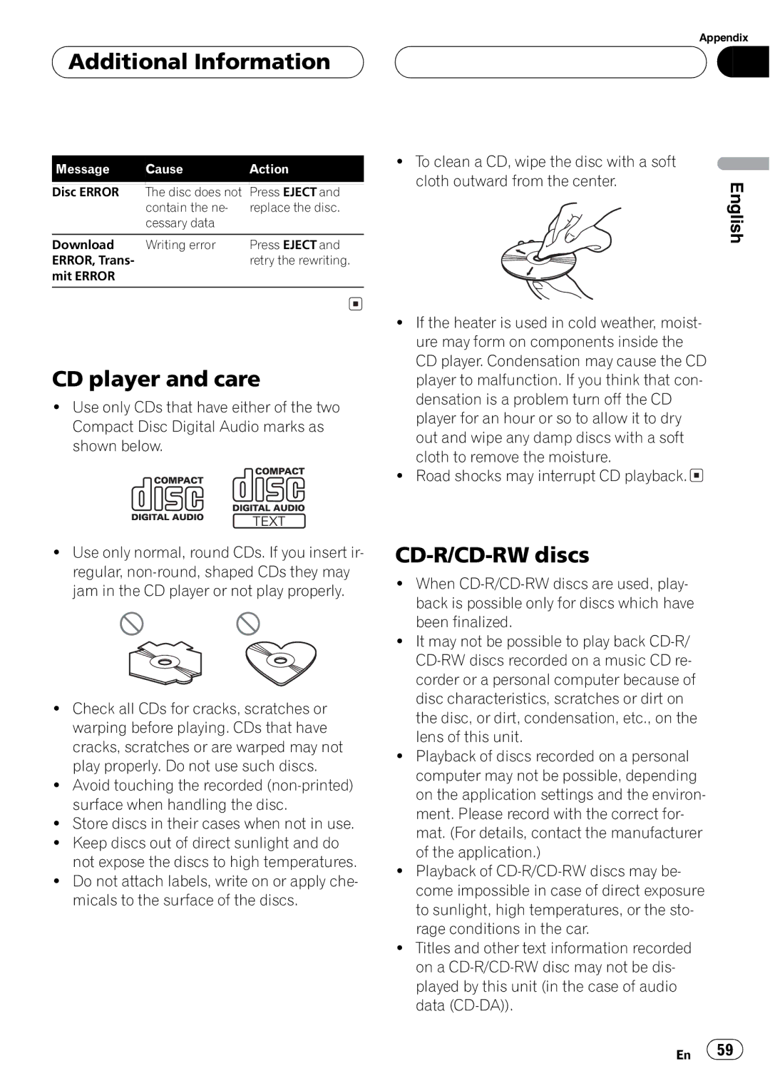 Pioneer DEH-P9600MP operation manual 