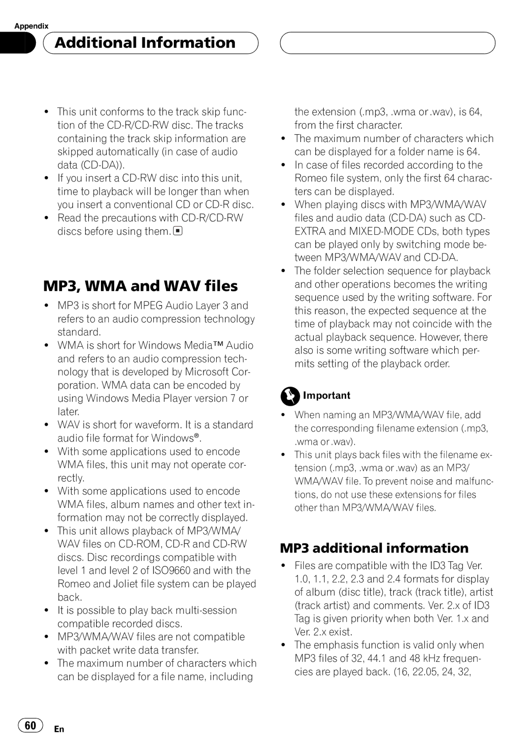 Pioneer DEH-P9600MP operation manual 