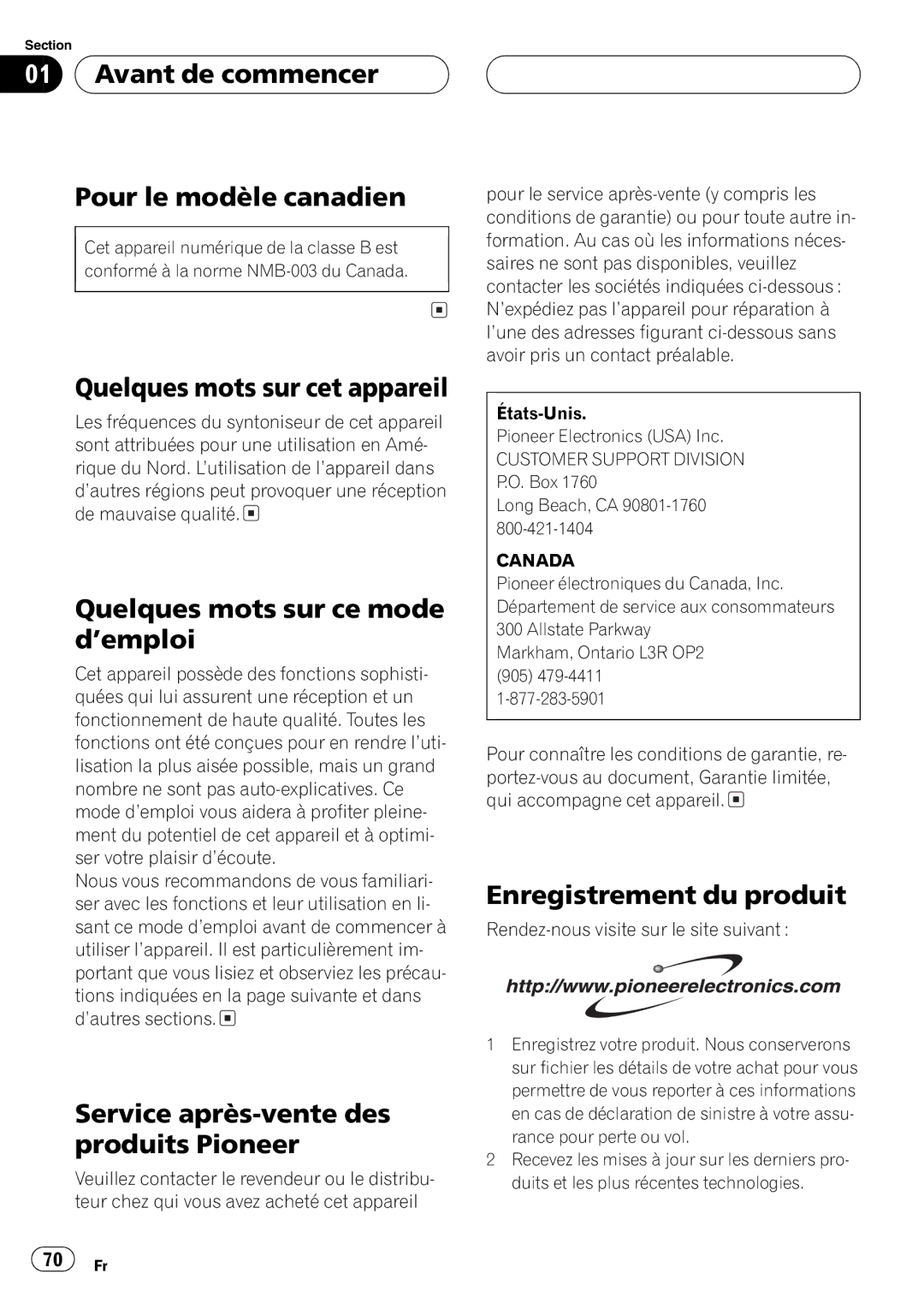 Pioneer DEH-P9600MP operation manual 