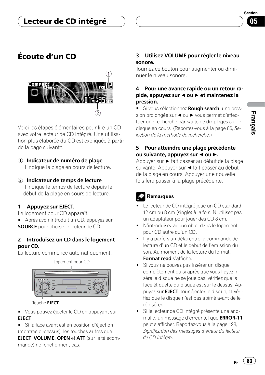 Pioneer DEH-P9600MP operation manual 