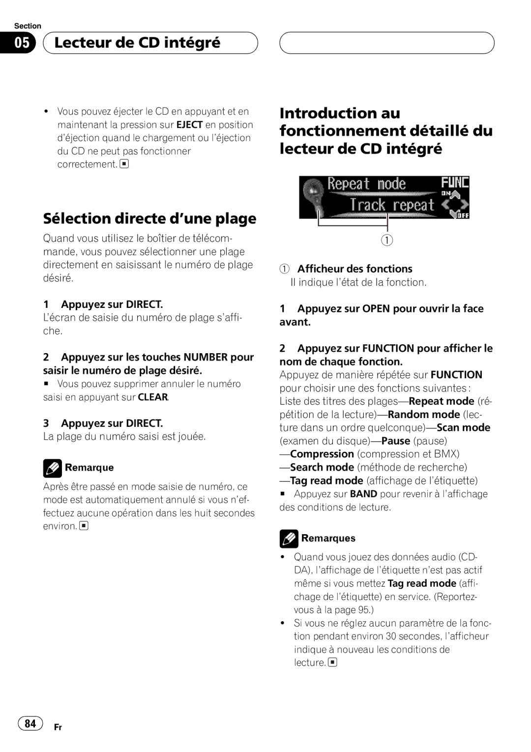 Pioneer DEH-P9600MP operation manual 