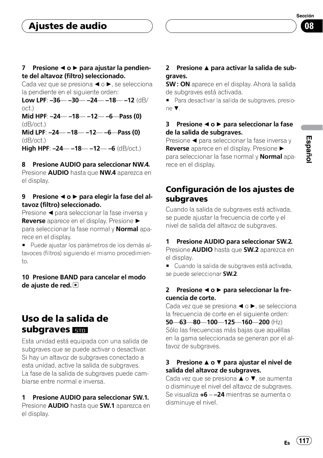 Pioneer DEH-P9650MP operation manual 