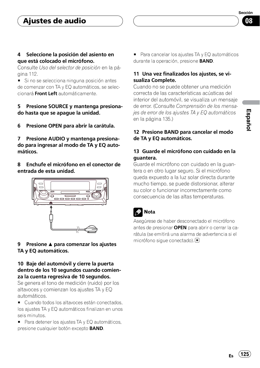 Pioneer DEH-P9650MP operation manual 