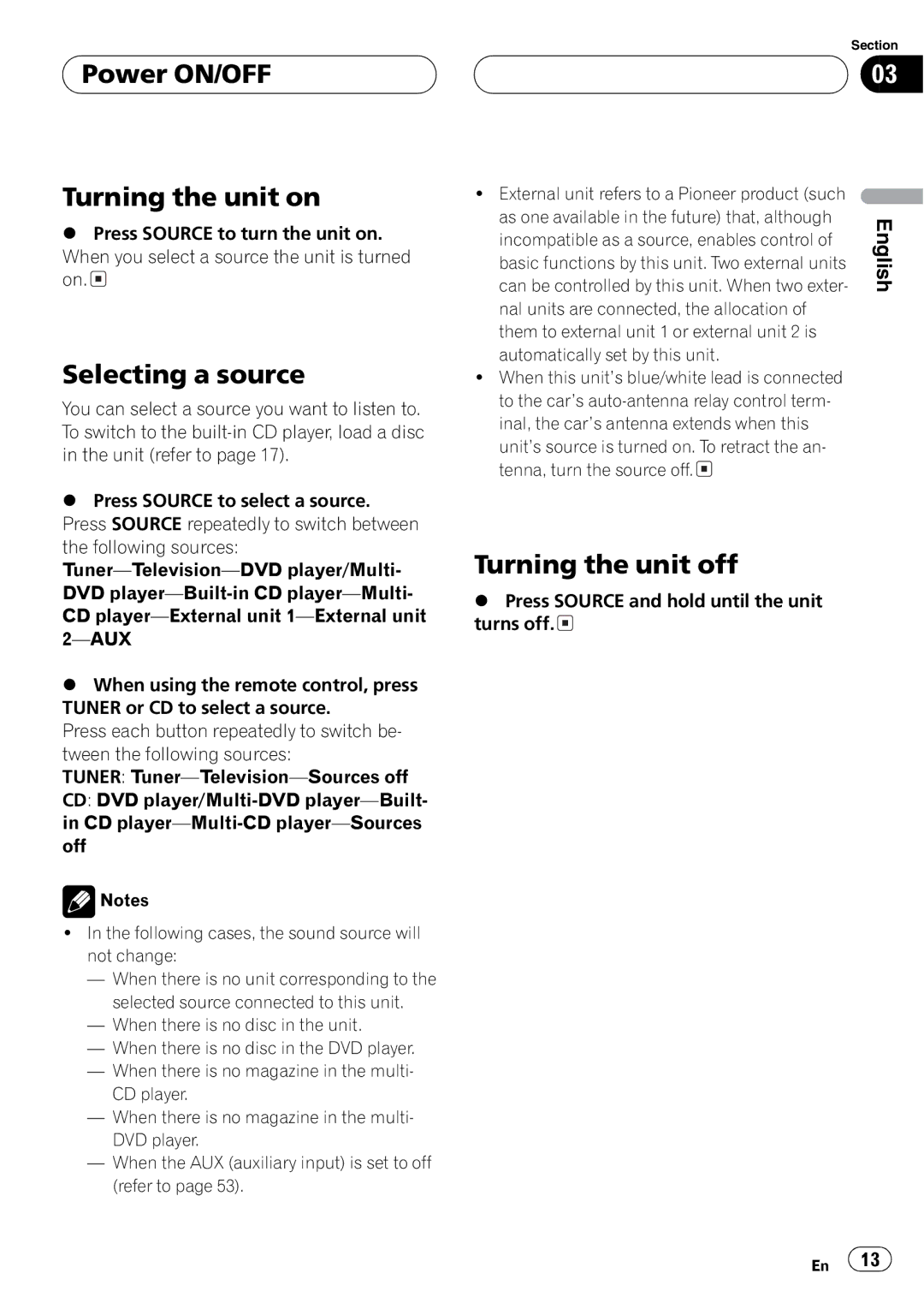 Pioneer DEH-P9650MP operation manual 