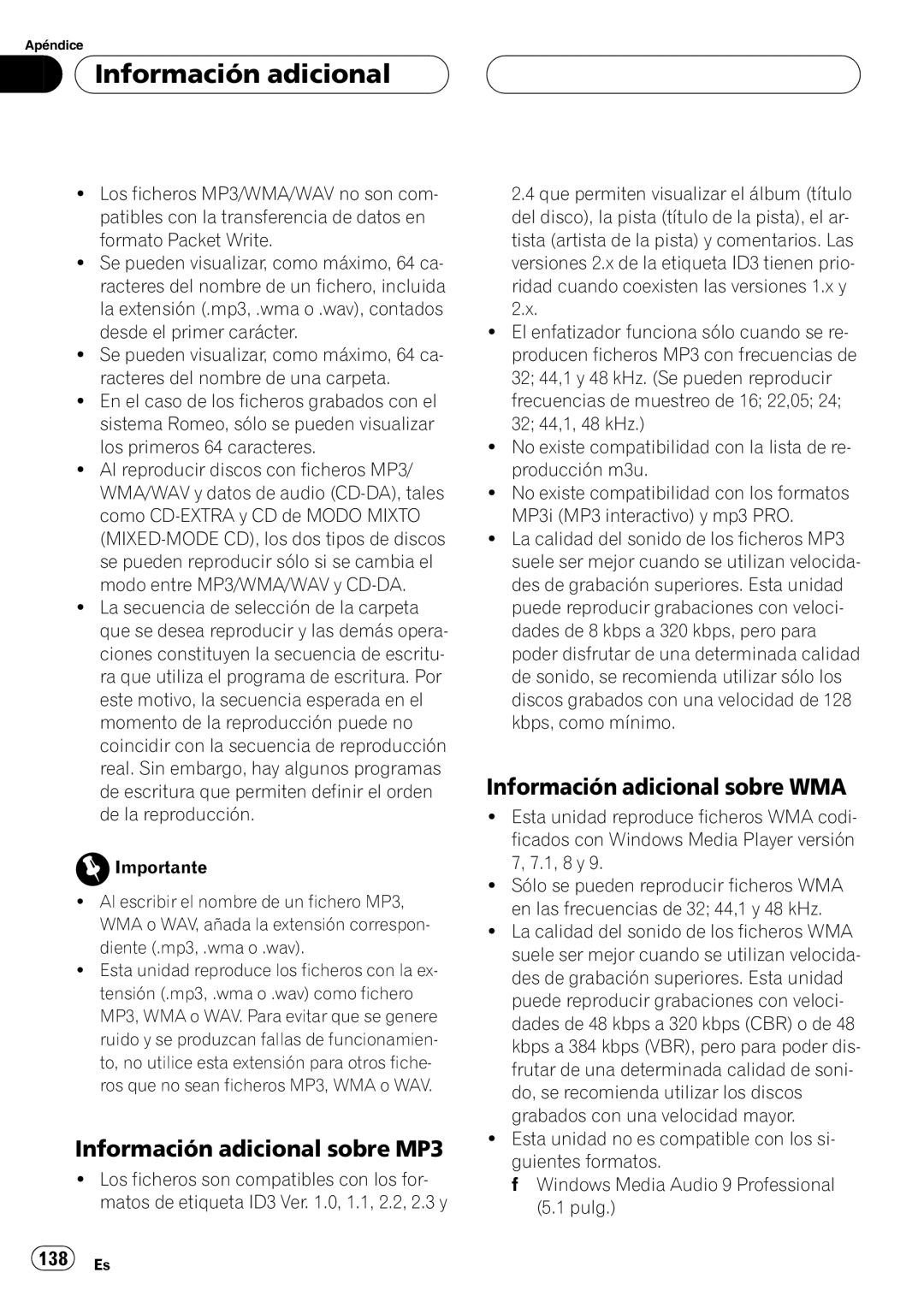 Pioneer DEH-P9650MP operation manual 