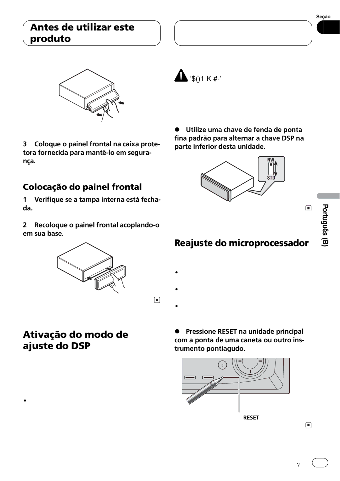 Pioneer DEH-P9650MP operation manual 