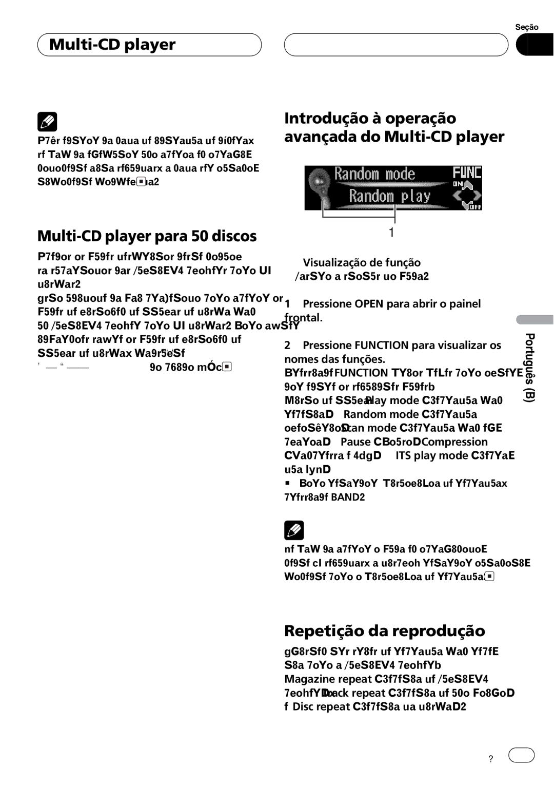 Pioneer DEH-P9650MP operation manual 