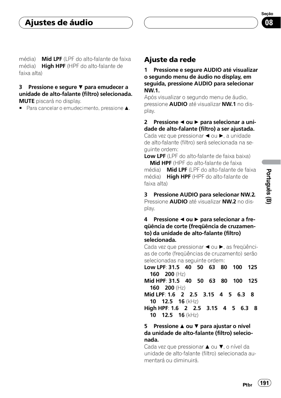 Pioneer DEH-P9650MP operation manual 