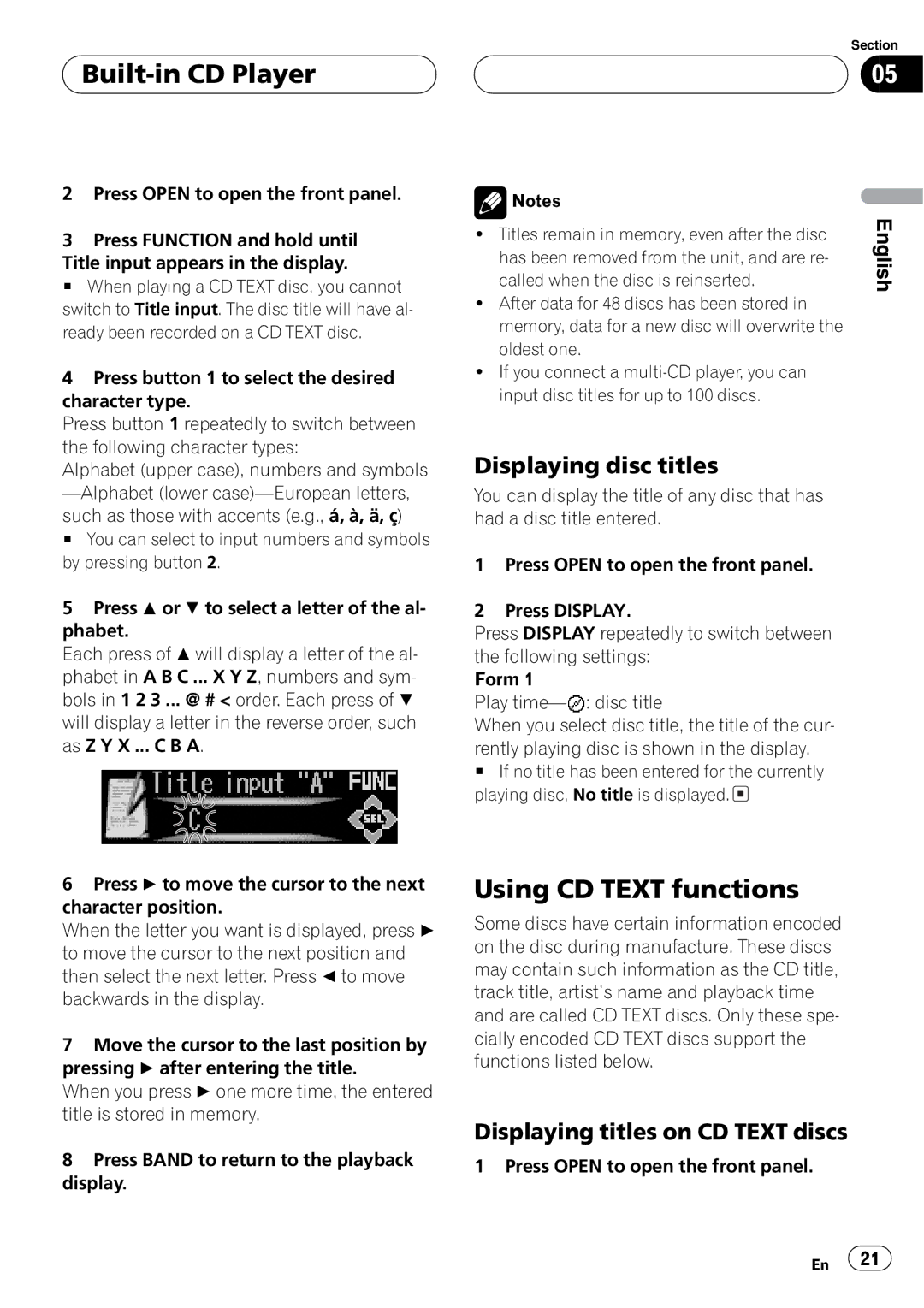 Pioneer DEH-P9650MP operation manual 