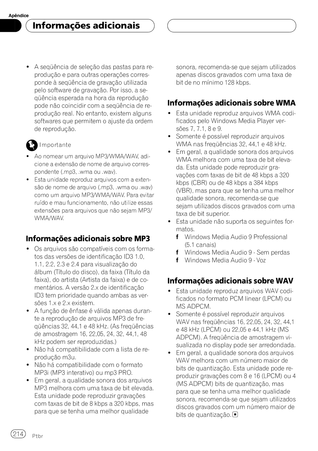 Pioneer DEH-P9650MP operation manual 