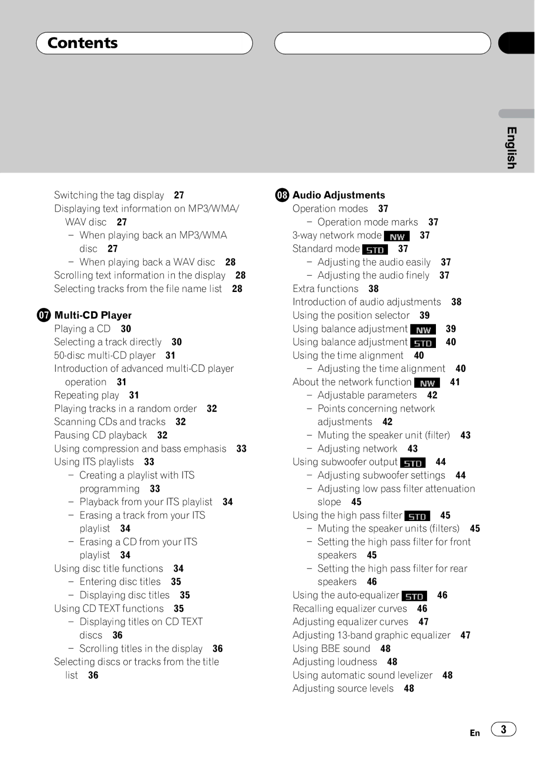 Pioneer DEH-P9650MP operation manual 