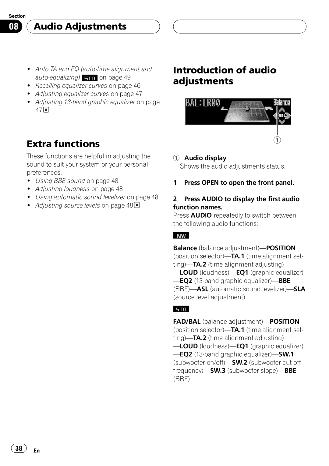 Pioneer DEH-P9650MP operation manual 