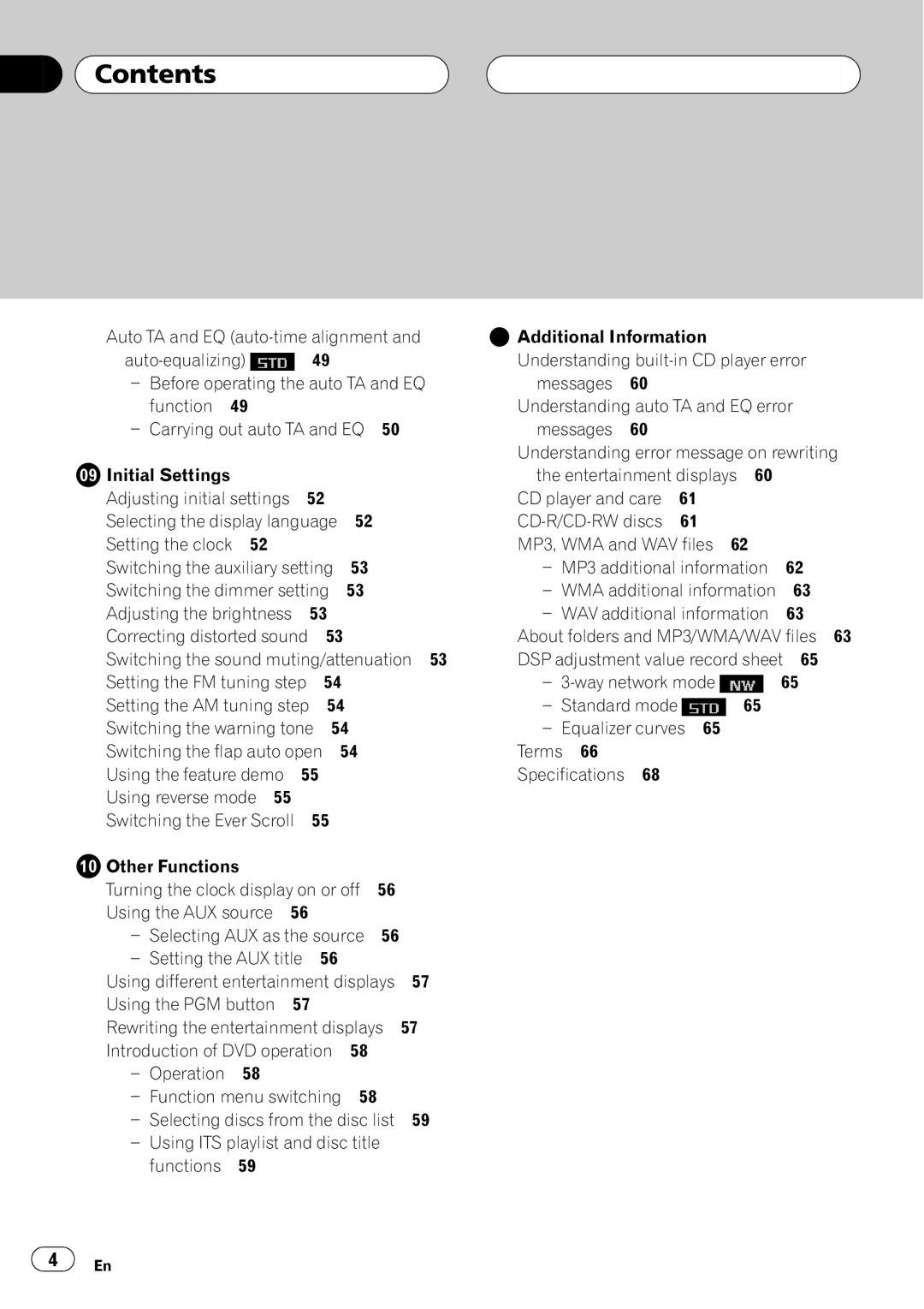 Pioneer DEH-P9650MP operation manual 