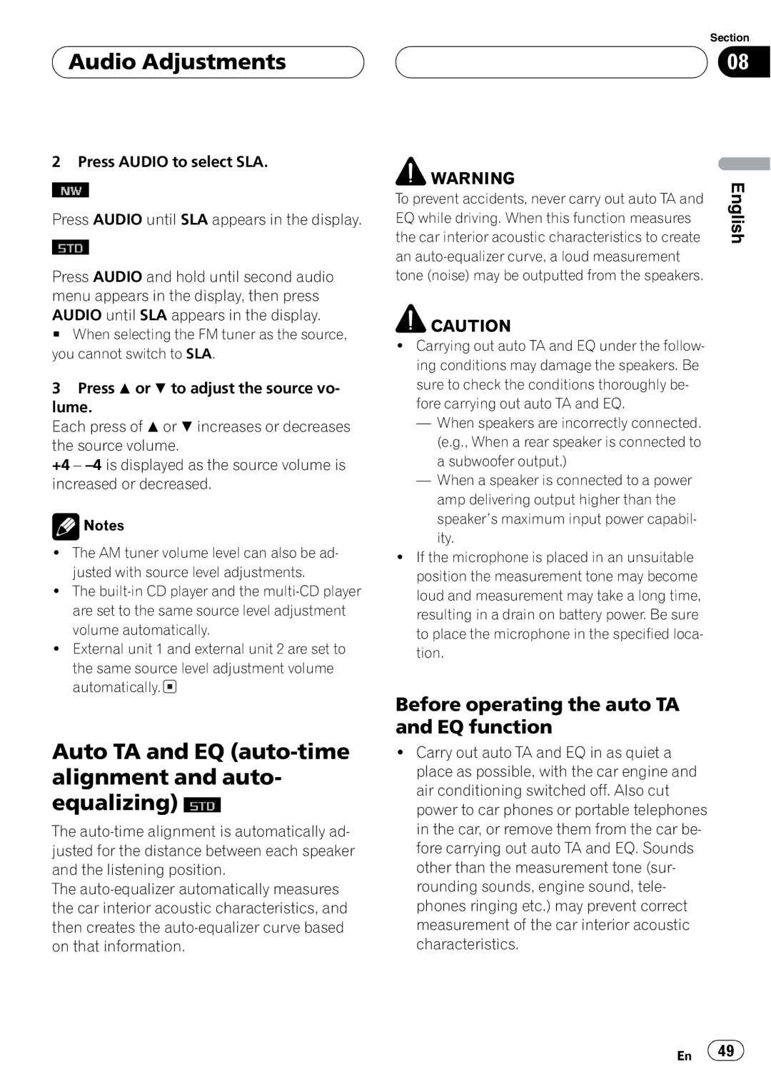 Pioneer DEH-P9650MP operation manual 