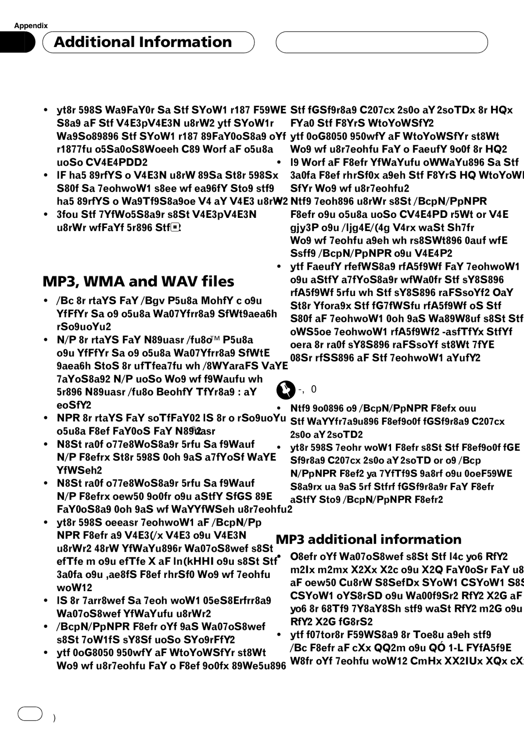 Pioneer DEH-P9650MP operation manual 