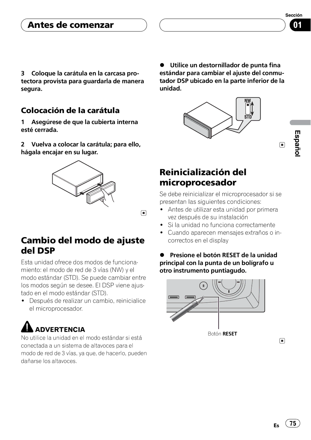 Pioneer DEH-P9650MP operation manual 