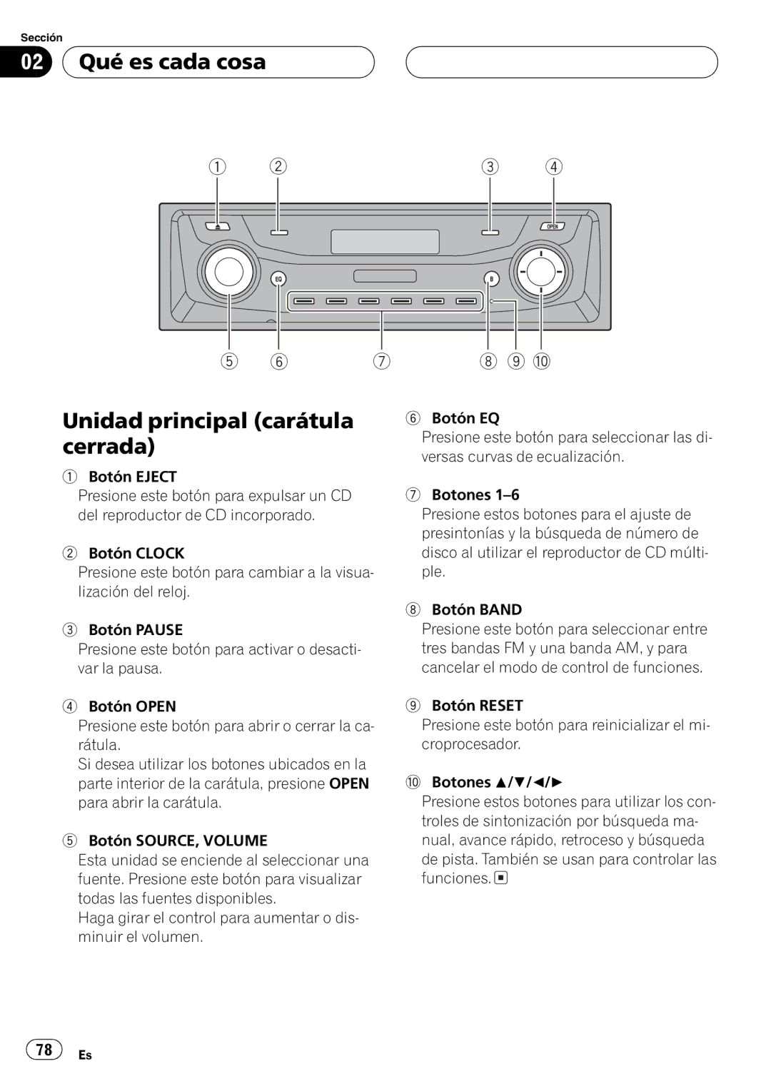 Pioneer DEH-P9650MP operation manual 