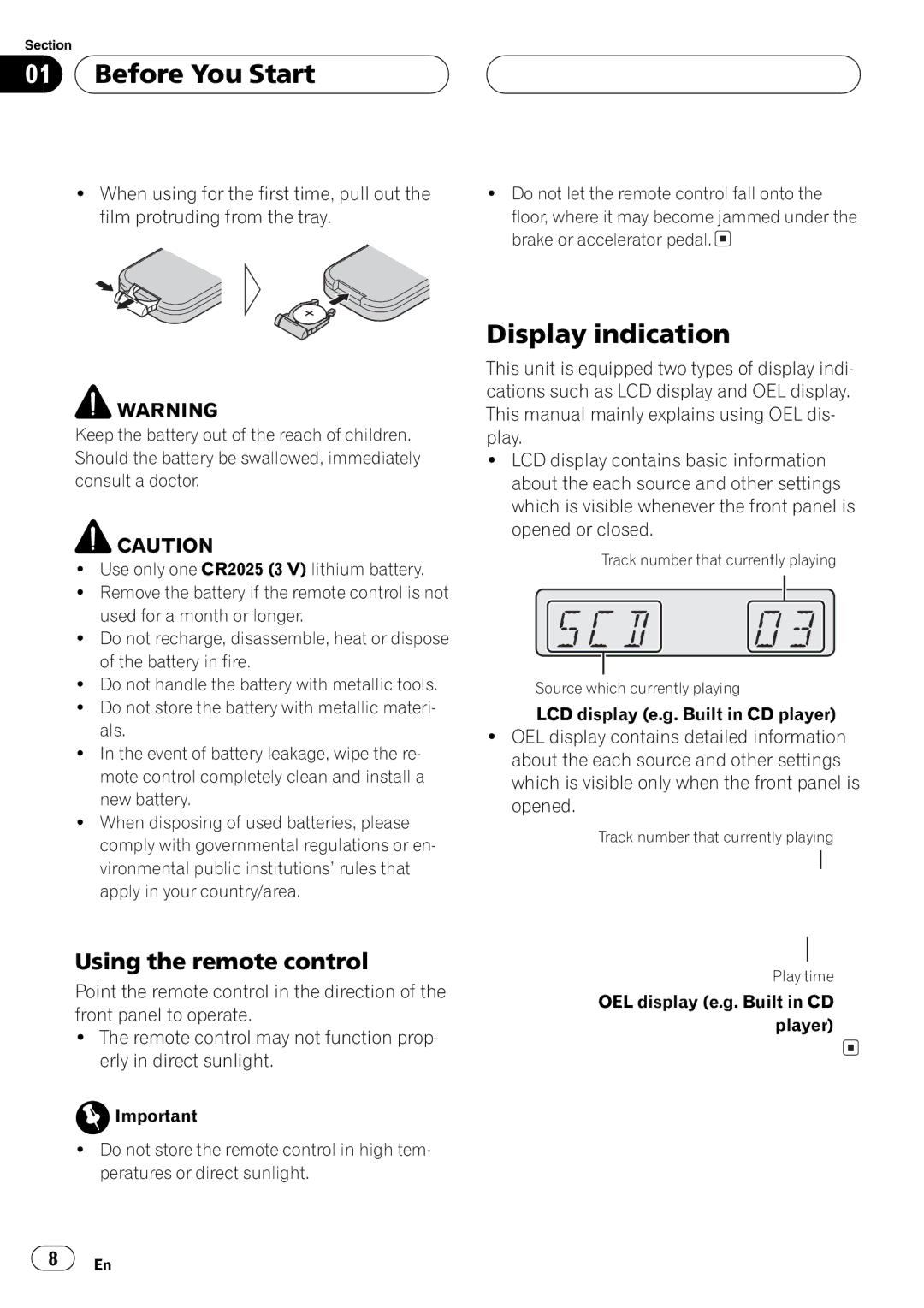 Pioneer DEH-P9650MP operation manual 