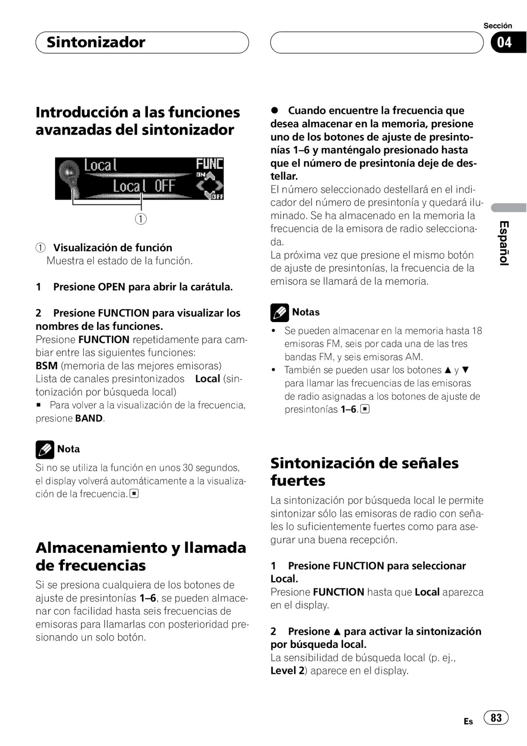 Pioneer DEH-P9650MP operation manual + + 