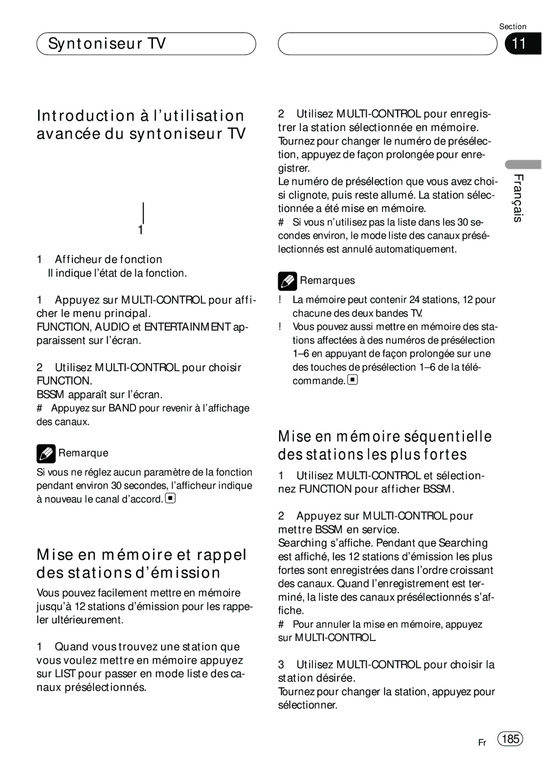 Pioneer DEH-P980BT Mise en mémoire et rappel des stations d’émission, Le numéro de présélection que vous avez choi 