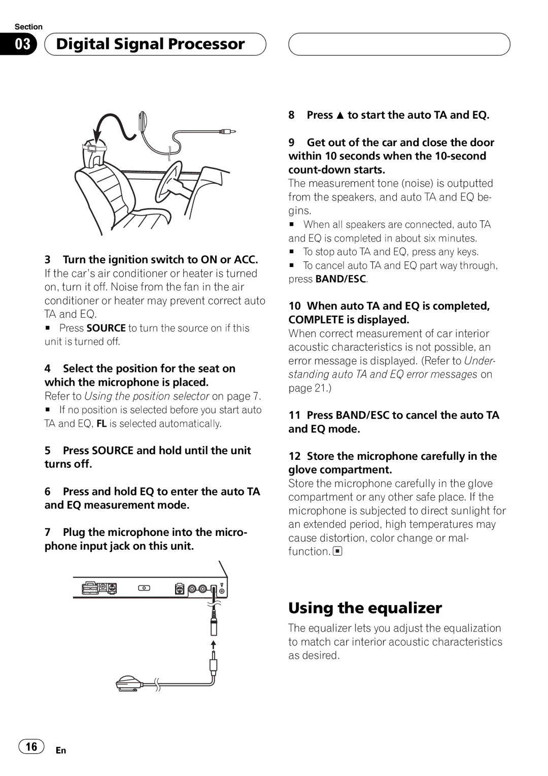 Pioneer DEQ-P7650 operation manual 