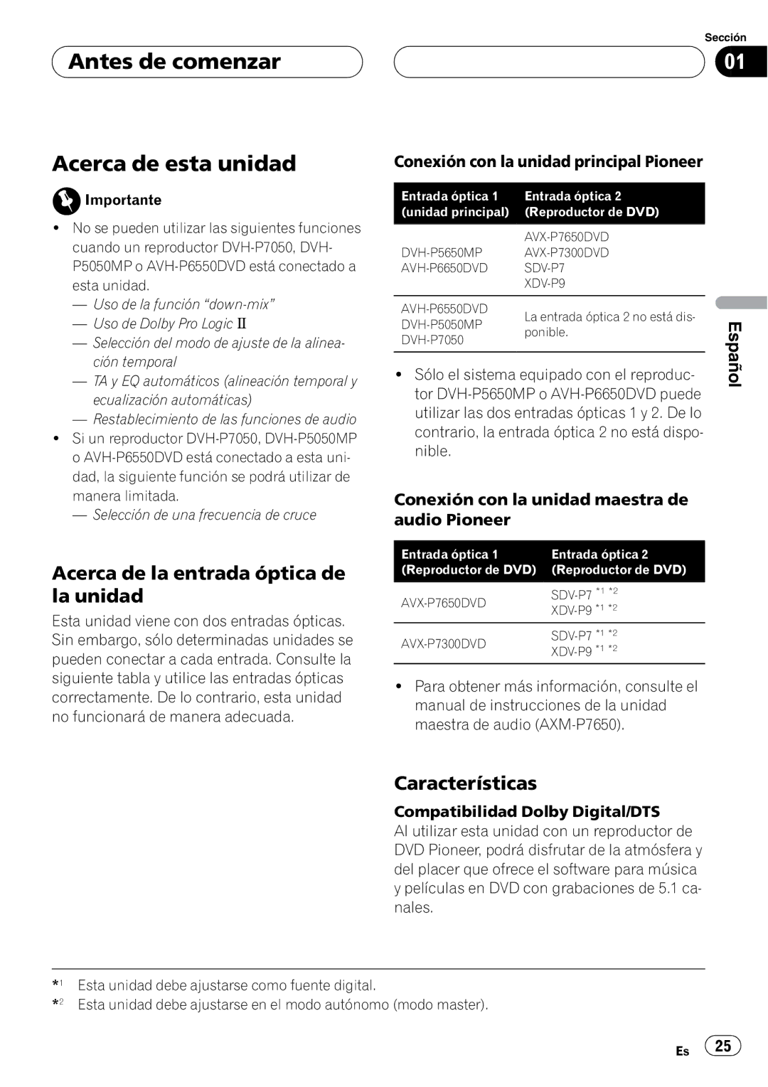 Pioneer DEQ-P7650 operation manual 